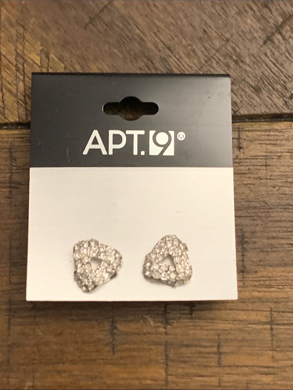 Apt. 9 Silver Heart Cluster Stud Earrings
